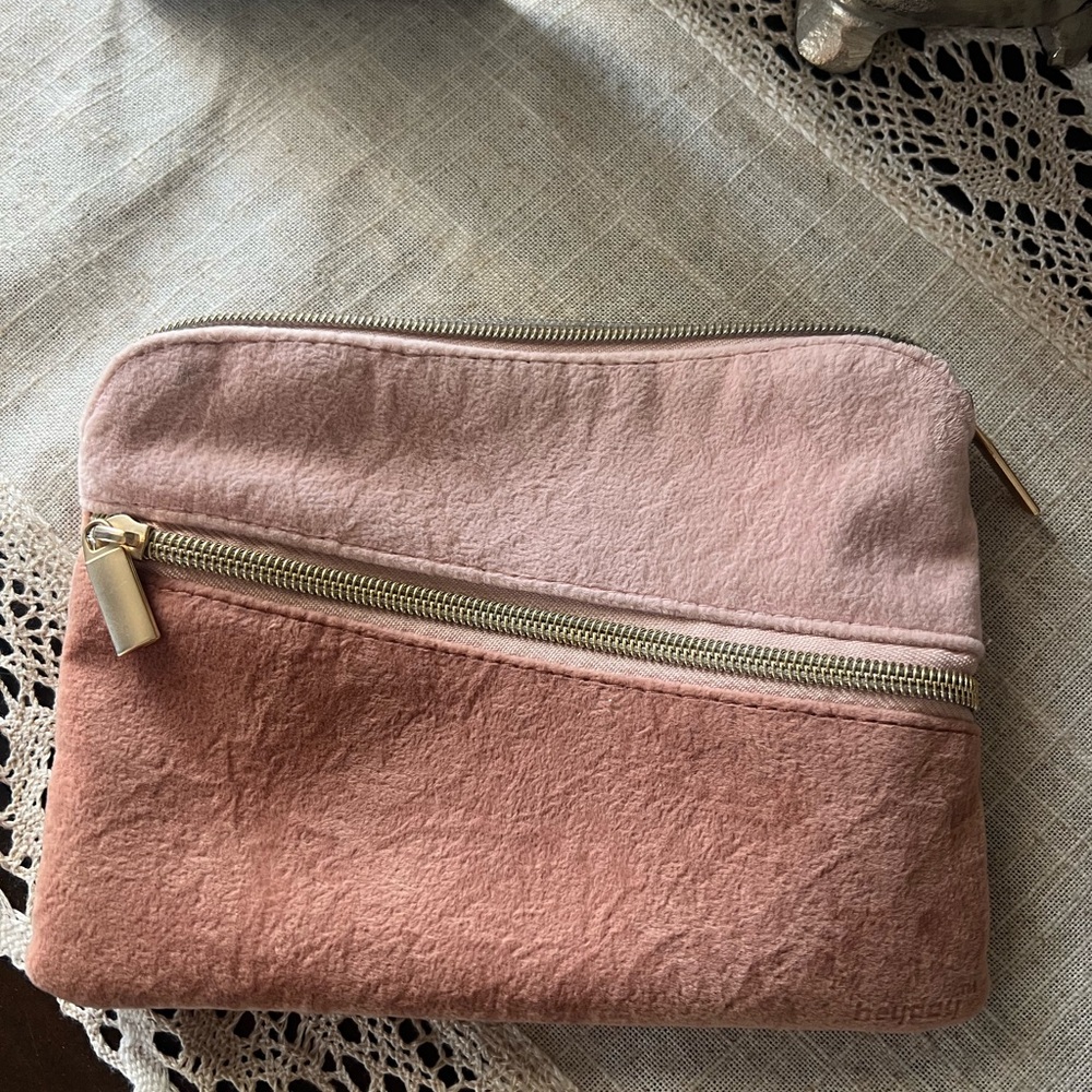 Pink tech pouch
